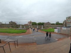 The Versailles-inspired Zwinger palace in Dresden